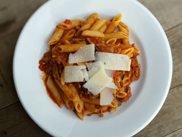 Penne à la bolognaise à ma façon