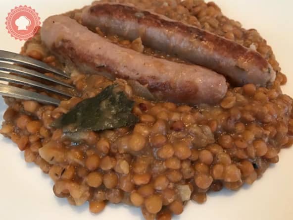 Saucisses lentilles faciles