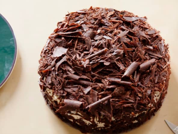 Forêt-noire, une pâtisserie allemande chocolat cerises