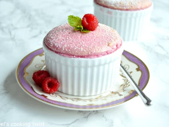 Soufflé aux fruits rouges sans gluten, sans lactose