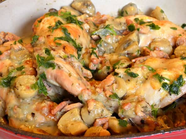 Lapin à l'ancienne à faire à l'avance