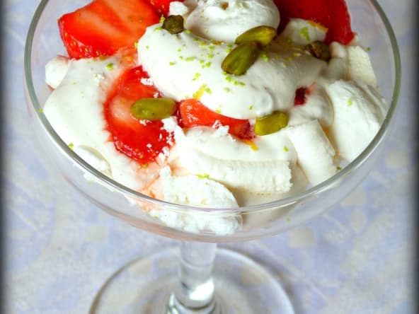 Eton mess à la fraise