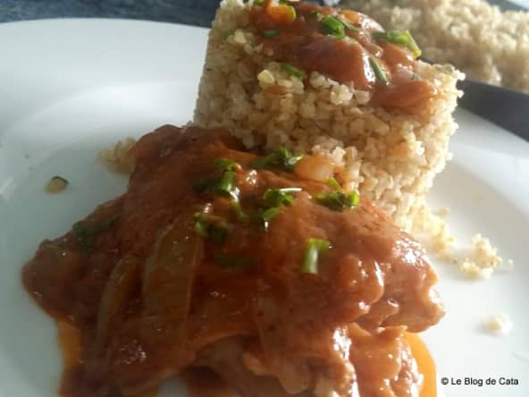 Poulet aux arachides à l'africaine