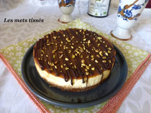 Cheesecake aux spéculoos et au caramel beurre salé