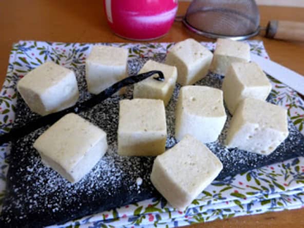 Guimauves maison sans gélatine, à l'agar-agar