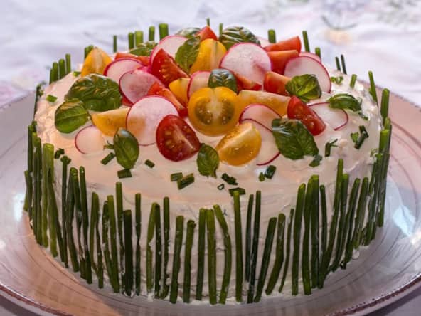 Sandwich cake ou Smörgåstårta suédois