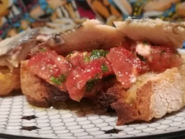 Tartines de sardines