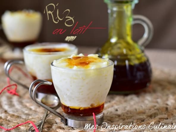 Riz au lait au caramel liquide
