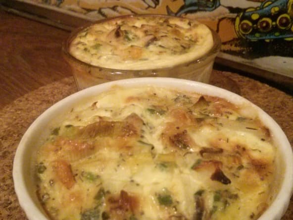 Flan à la morue et légumes d’hiver