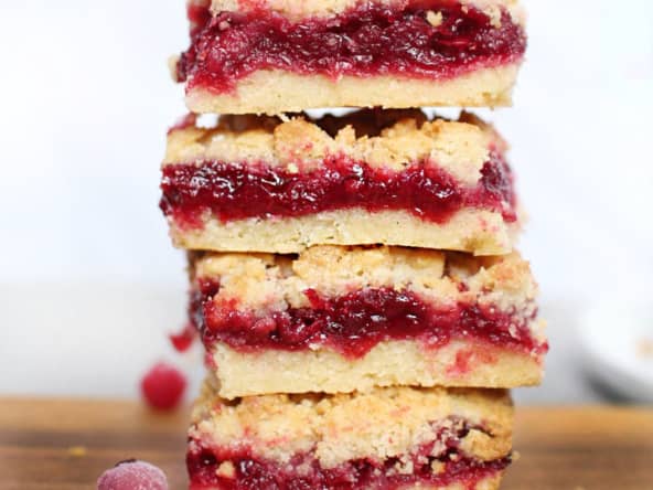 Crumb bars aux airelles sauvages