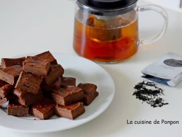 Des fondants au chocolat noir et lait concentré sucré