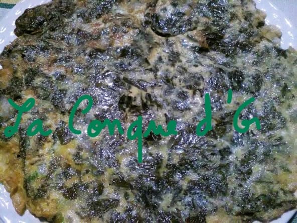 Frittata à la roquette et parmesan