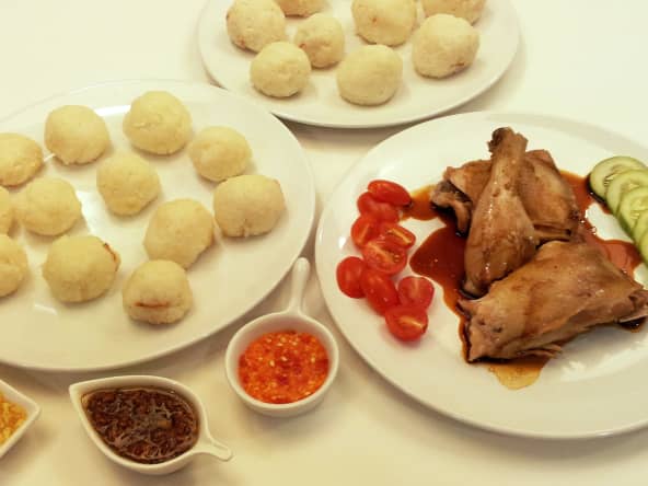 Chicken Rice Balls de Malaisie ou Boulettes de Riz au Poulet