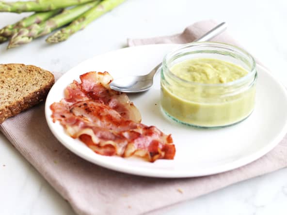 Mousse légère et printanière d’asperge verte