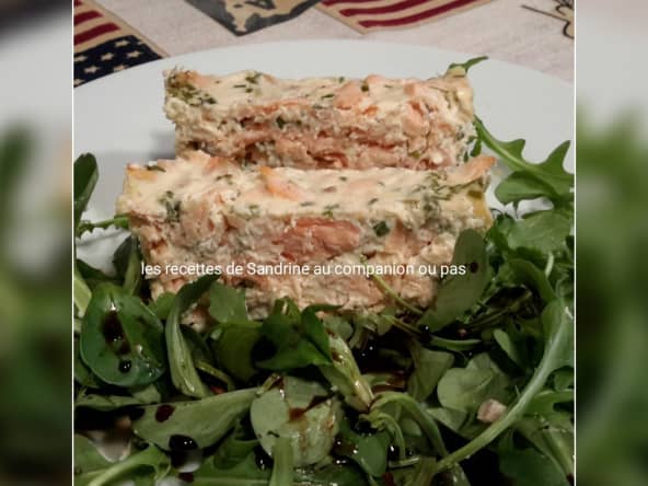 Terrine de saumon et saumon fumé