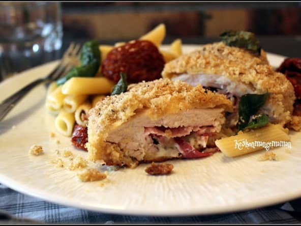 Cordons bleus au four , version à l'italienne