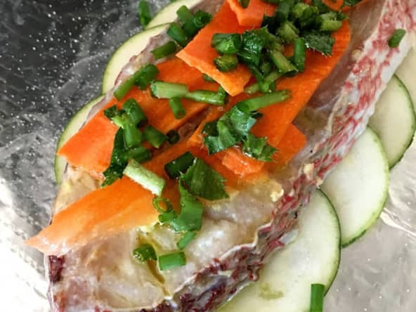 Sweet Kwisine: Le poisson en papillote aux petits légumes et aux herbes