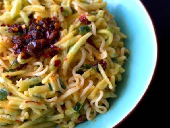 Nouilles froides du Sichuan, Chine