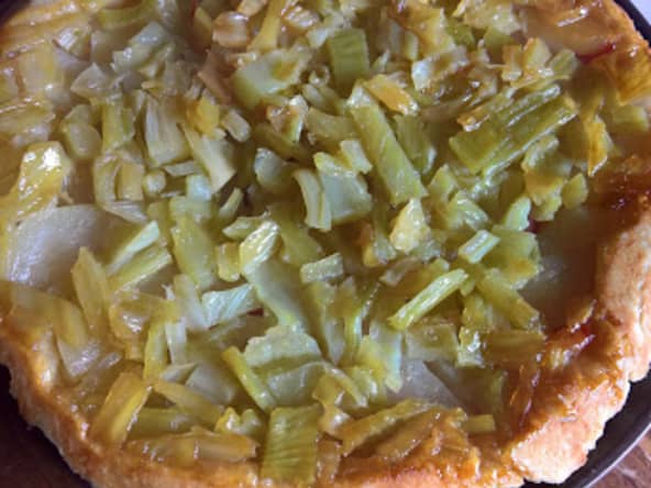 Tarte tatin au fenouil et aux poires