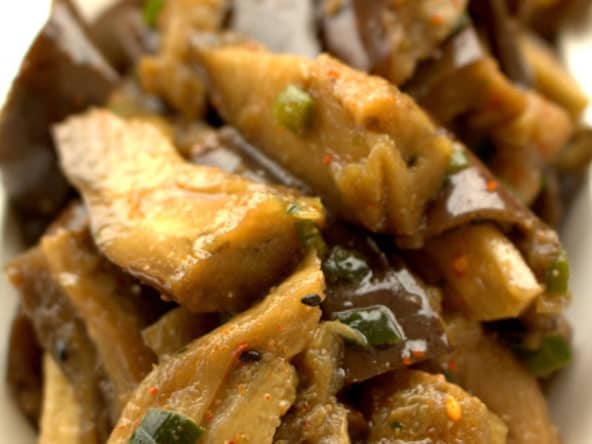 Gaji-namul : aubergines à la coréenne