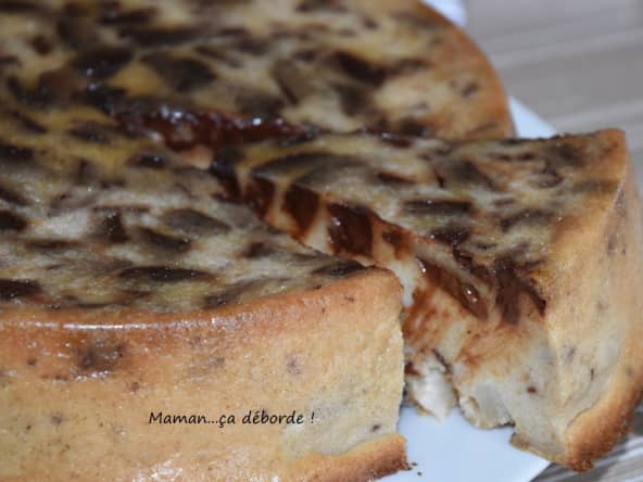 Gâteau de pain poire et chocolat - Maman...ça déborde