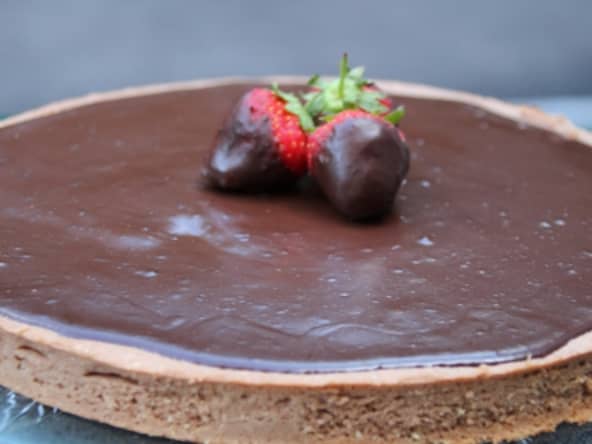 Tarte au chocolat et crème brûlée au café d'Eric Kayser