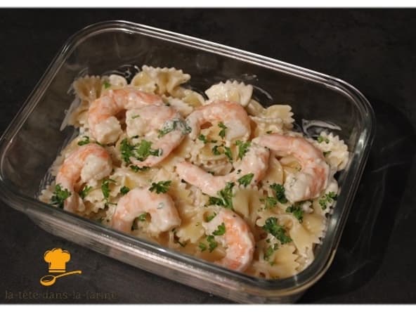 Farfalles aux Crevettes