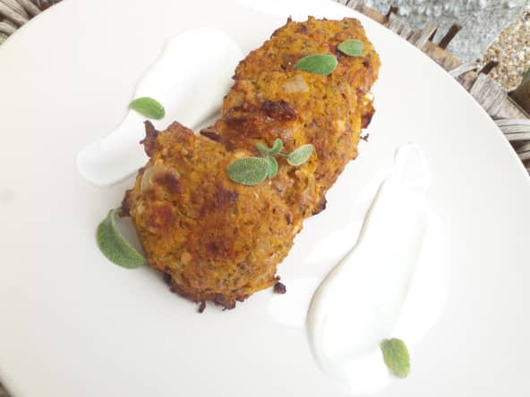 Croquettes veggie de butternut à la sauge
