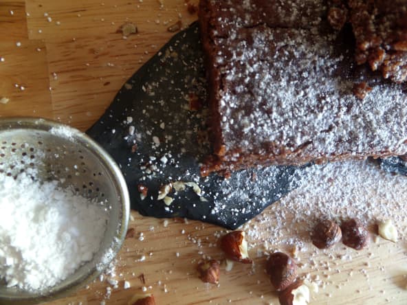 Gâteau au chocolat et aux noisettes