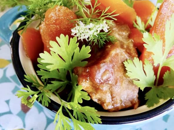 Sauté de veau aux carottes