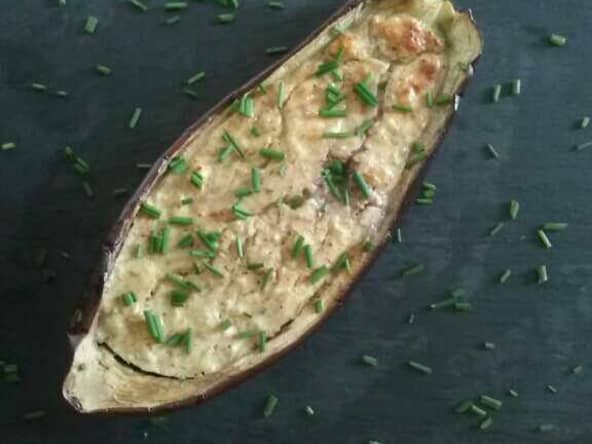 Aubergine farcie, cuisine santé