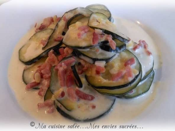 Courgettes à la vache qui rit