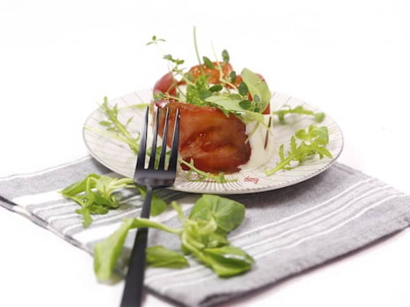 Charlotte de tomate mozza