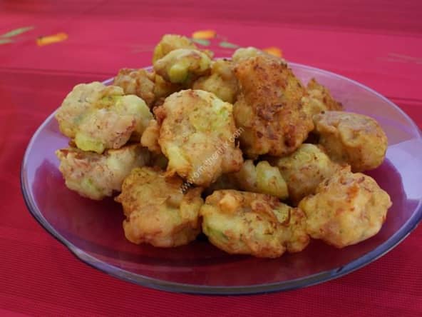 Beignet de courgette et de jambon au thermomix facile et rapide