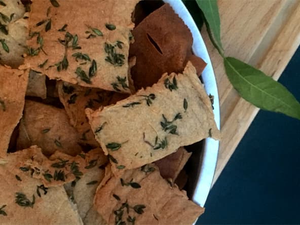 Crackers salés au sarrasin