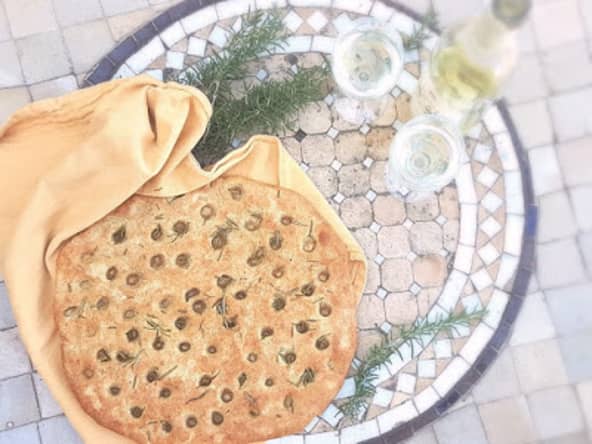 A la mode Italienne: Focaccia au Romarin (pousse rapide)