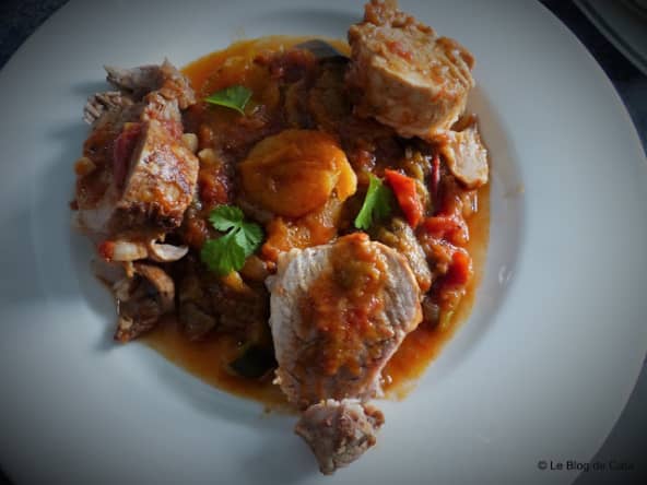 Filet mignon aux légumes d'été