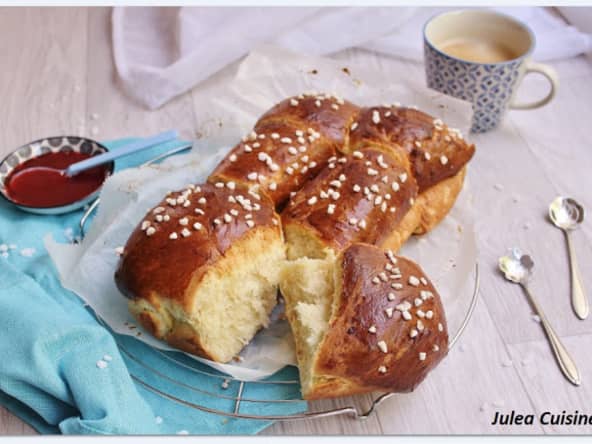 Brioche ultra moelleuse au mascarpone pour le goûter ou pour le petit déjeuner