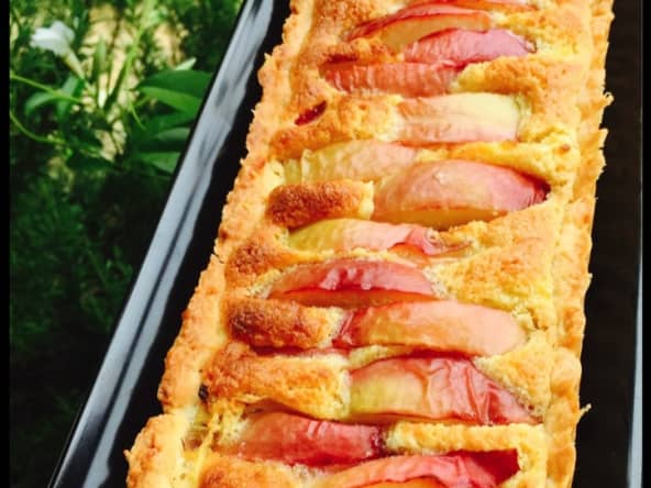 Tarte d’été aux nectarines