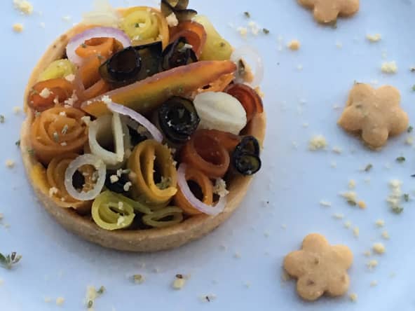 Tartelettes de légumes (carotte, aubergine)