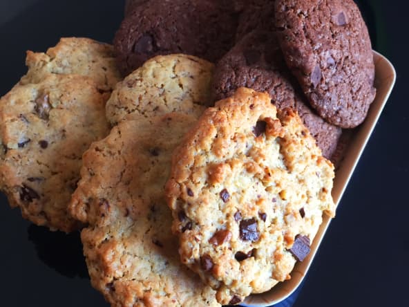 Cookies au chocolat vegan sans lait ni oeuf