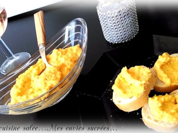 Rillettes de carottes cumin et vache qui rit