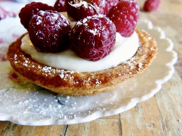 Tartelettes aux framboises