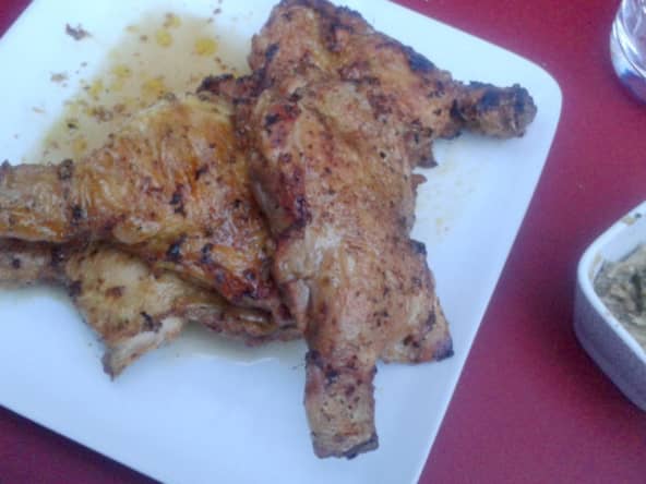 Côtelettes de poulet au barbecue