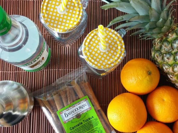 Punch exotique pour l'apéritif