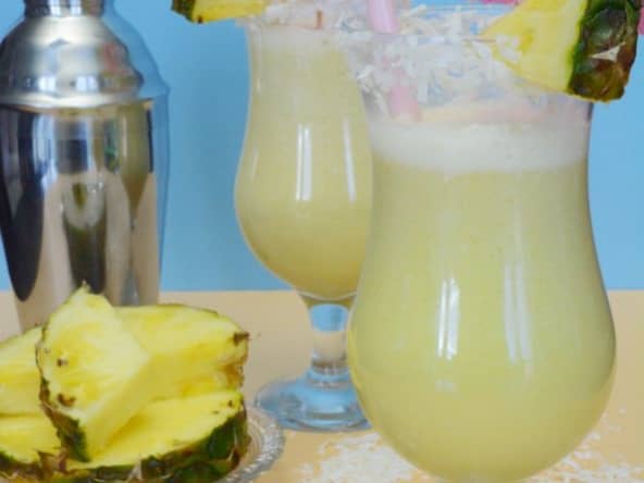 Piña colada ananas rhum coco
