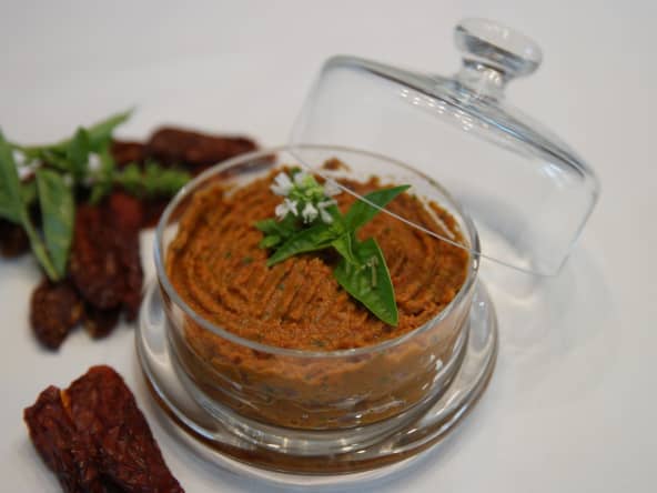 Recette tapenade rouge aux tomates séchées