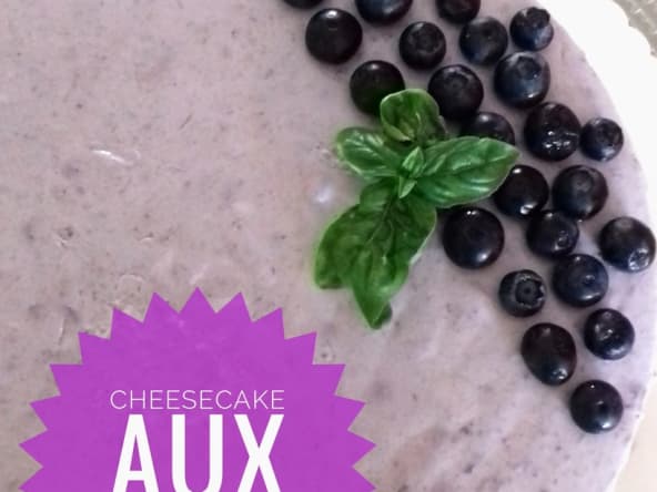 Cheesecake aux myrtilles, un délice sans cuisson