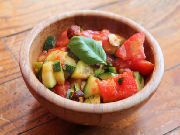 Poêlée fondante et croquante de légumes du soleil