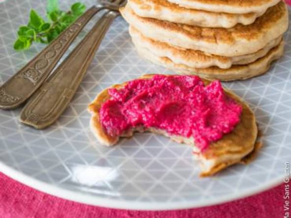 Blinis vegan et tartinades fraîcheur sans gluten